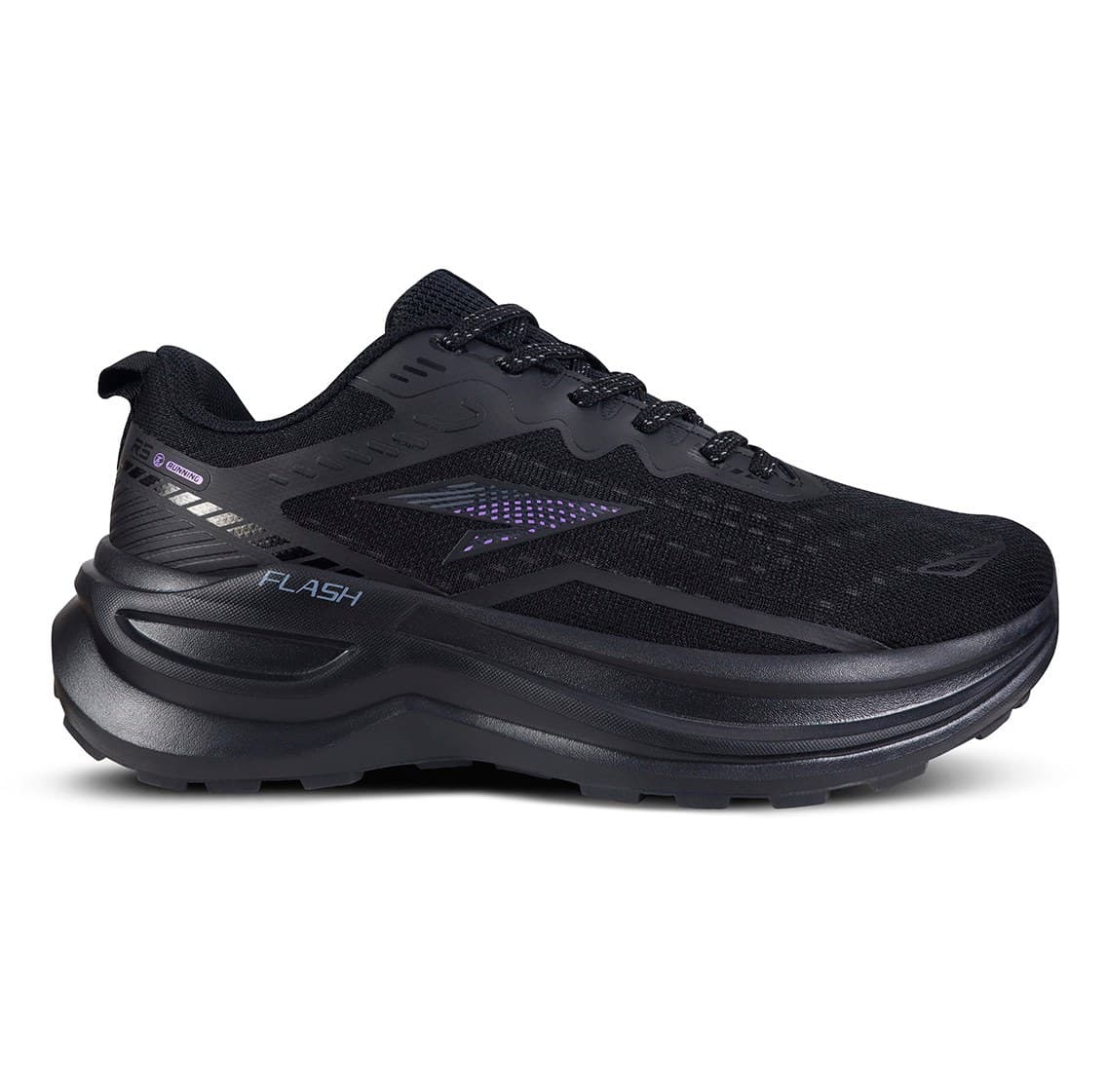 FLASH WOMEN - BLACK/PURPLE - 1