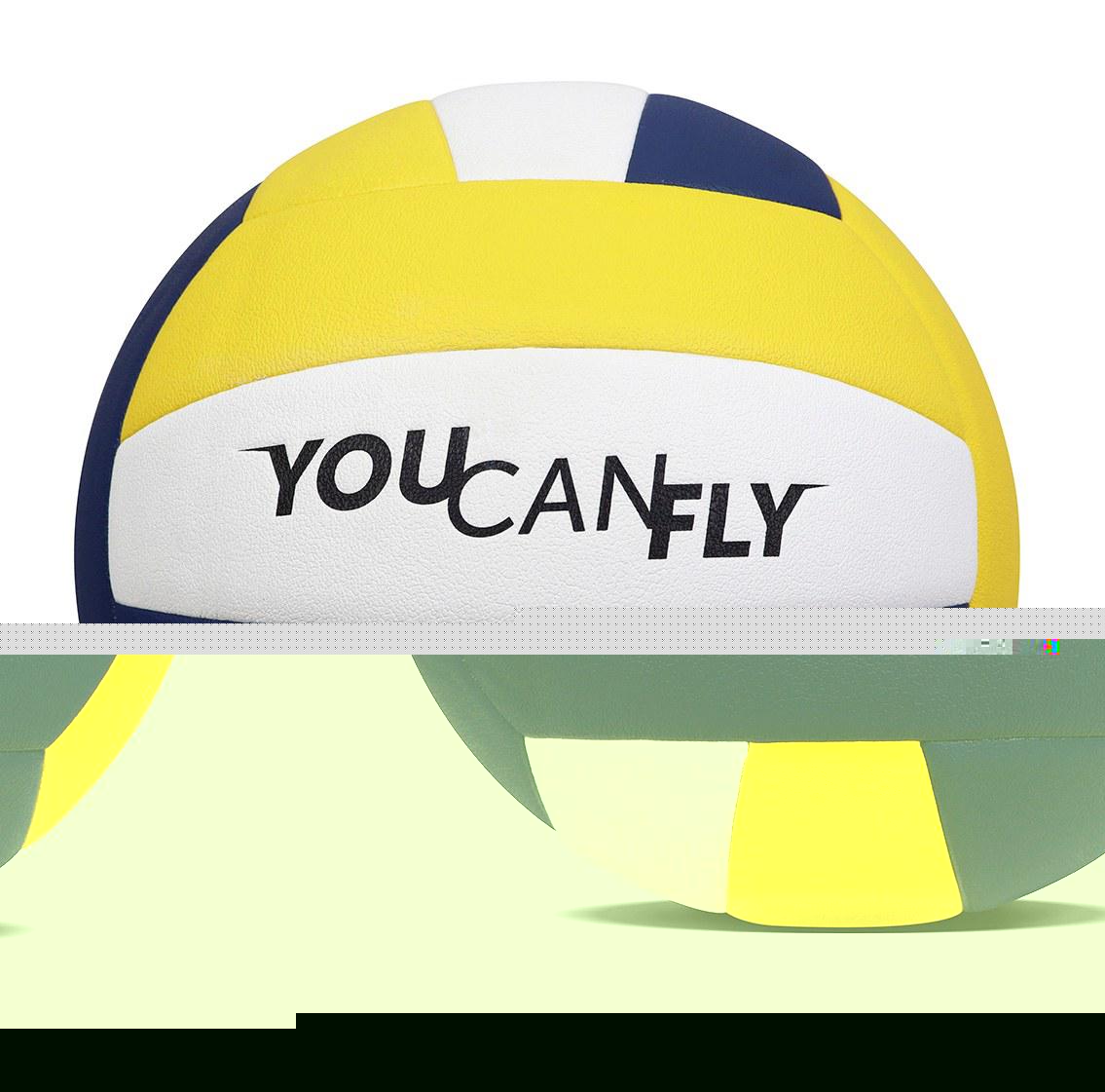 VOLLEYBALL PRO N°5 - ROYAL/YELLOW - 2