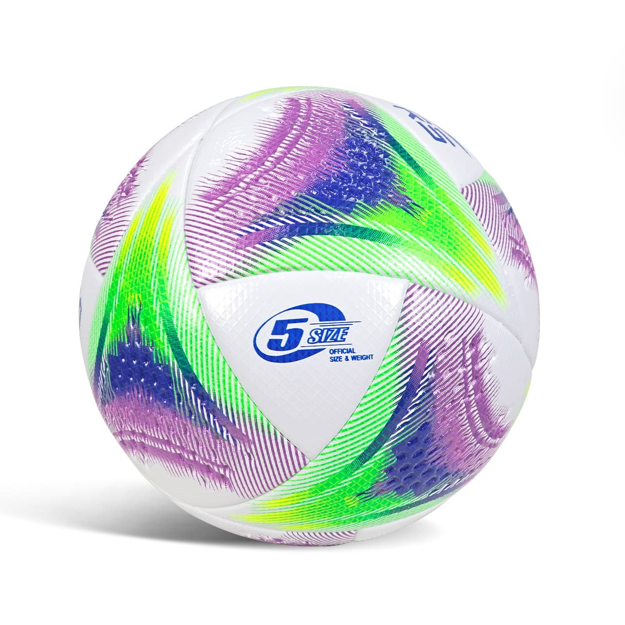 SOCCER PRO N°5 - PURPLE/GREEN NEON - 4