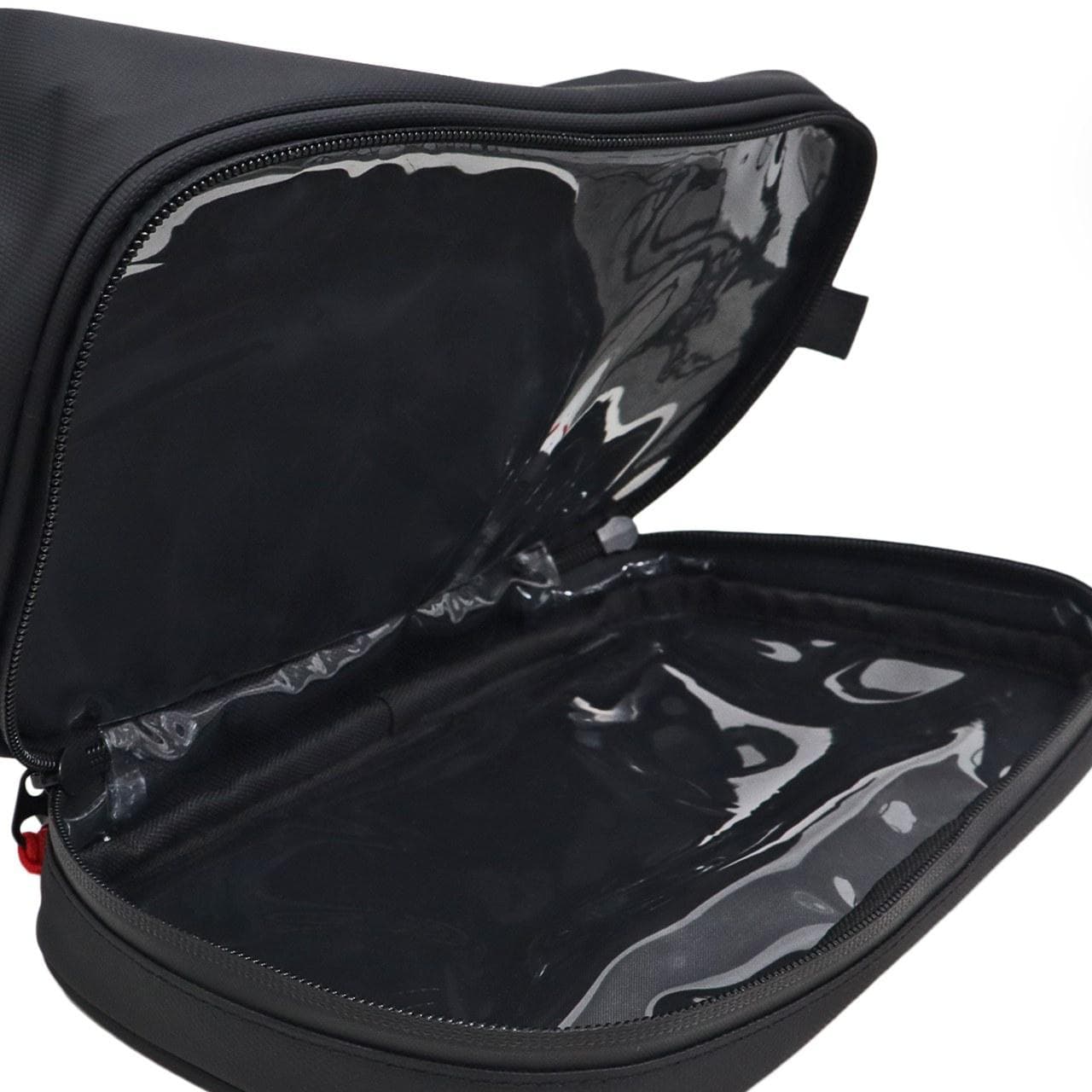 COSMETIC BAG - BLACK/RED - 5