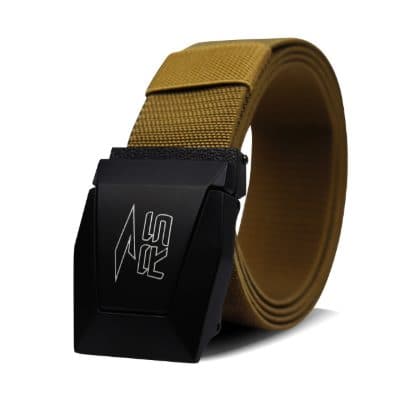 TACTICAL BELT JUNIOR 90CM - LT.BROWN/BLACK