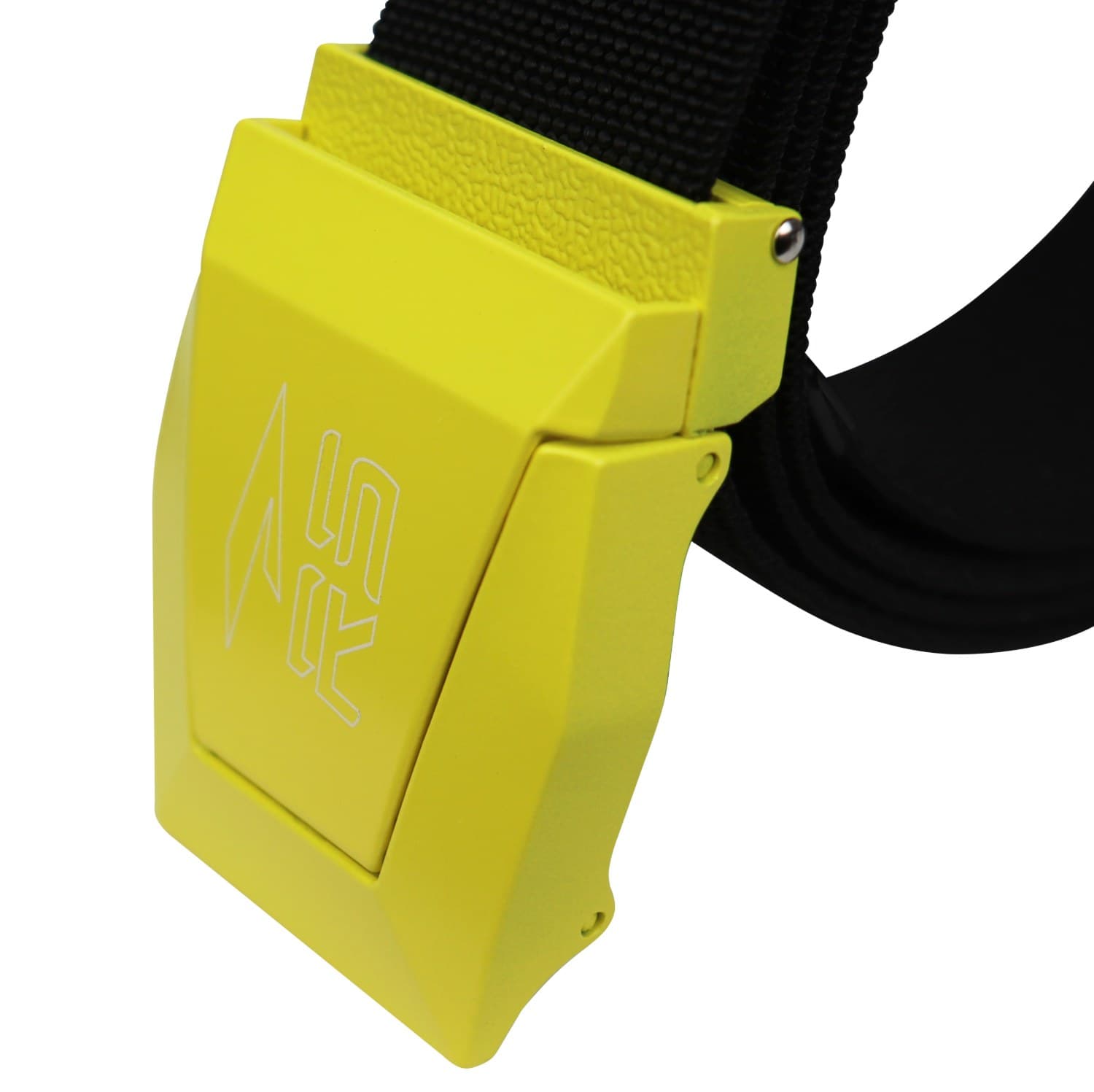 TACTICAL BELT MEN 125 CM - BLACK/YELLOW - 4