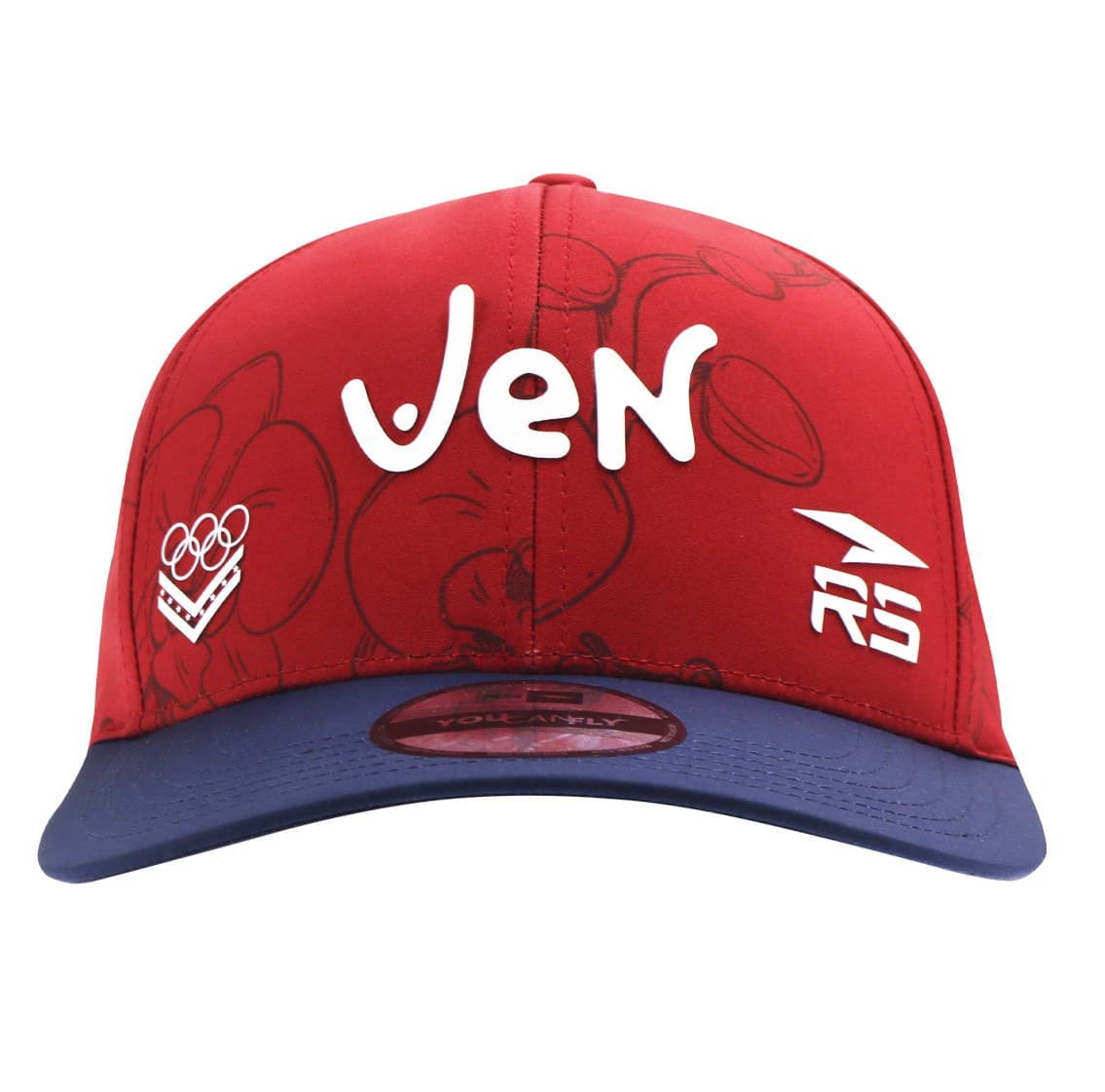 ORCHID CAP OLYMPIC 57,5 CM RED/NAVY - 1