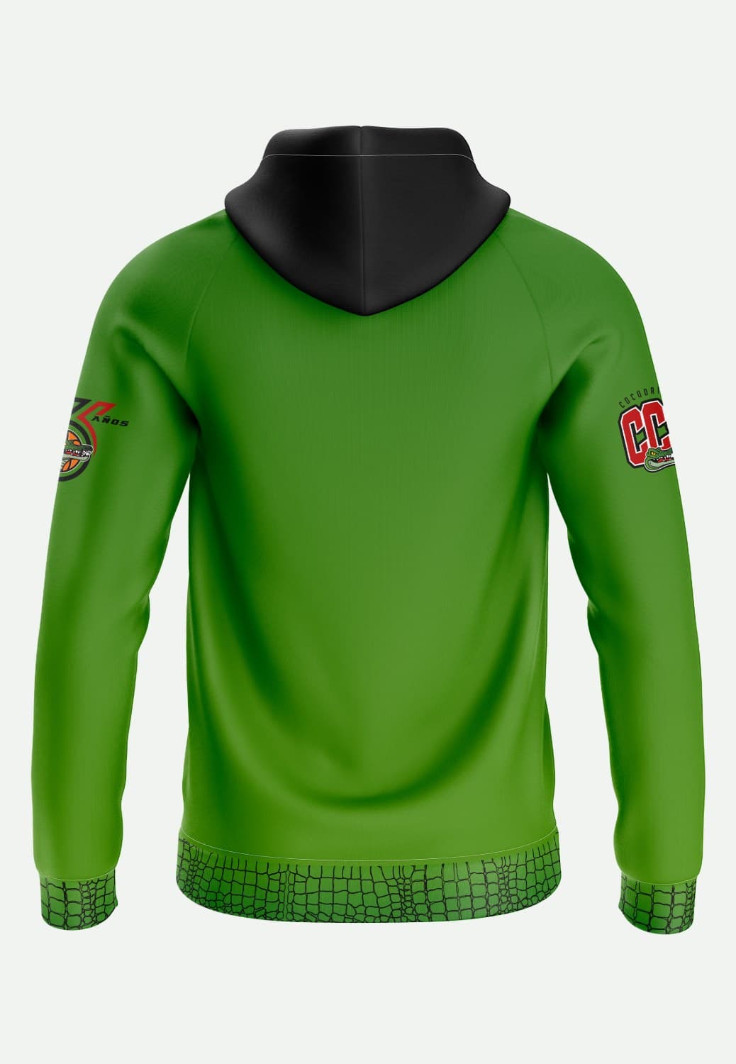 HOODIE DE CABALLERO COCODRILOS DE CARACAS - VERDE - 3