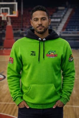 HOODIE DE CABALLERO COCODRILOS DE CARACAS - VERDE