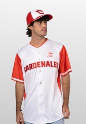 C.O. CARDENALES DE LARA HOME CABALLERO - BLANCO/ROJO