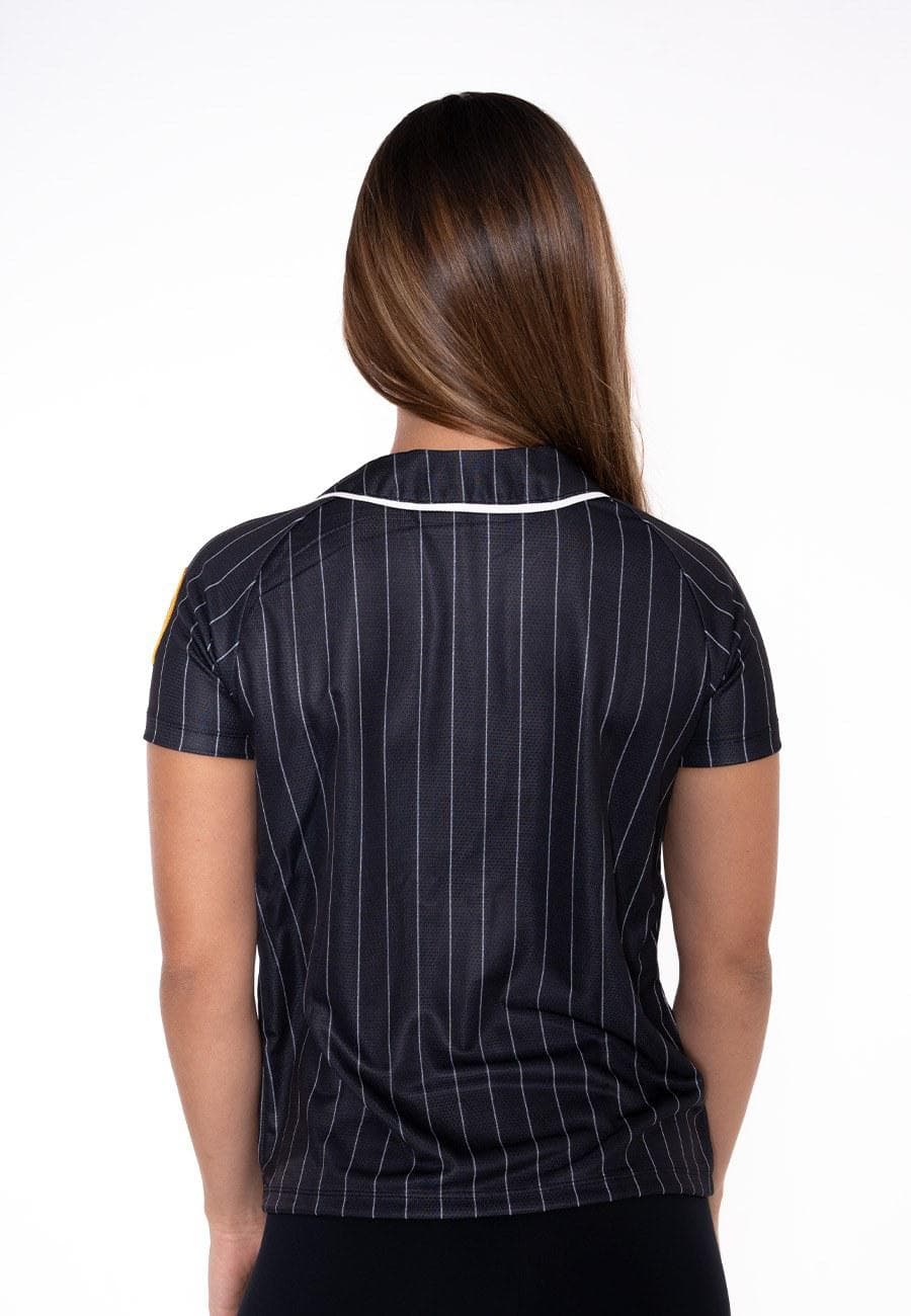 CAMISA OFICIAL VISITA DAMA LEONES DEL CARACAS -  NEGRO/BLANCO - 4