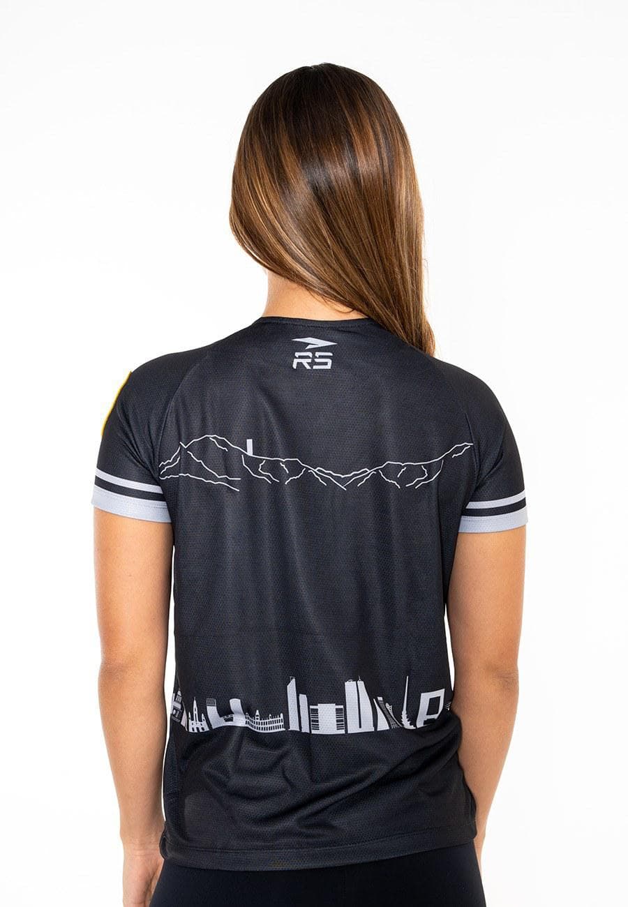 CAMISA DE JUEGO OFICIAL  DAMA CAMPEONES LEONES DEL CARACAS -  NEGRO/GRIS - 4