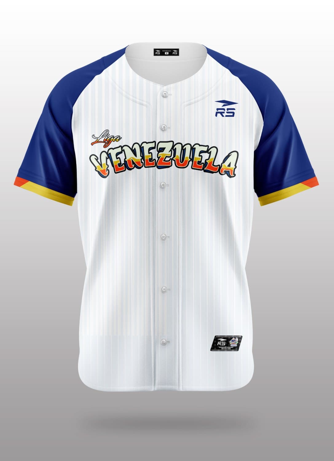 CAMISA OFICIAL HOME UNISEX SERIE DE LAS AMERICAS - BLANCO/AZUL - 1