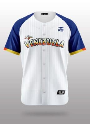 CAMISA OFICIAL HOME UNISEX SERIE DE LAS AMERICAS - BLANCO/AZUL