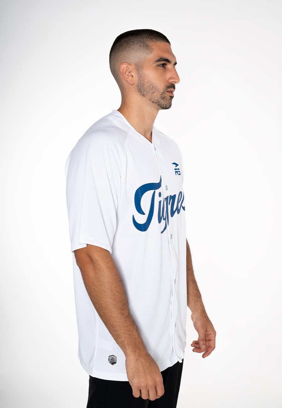 CAMISA OFICIAL HOME CABALLERO TIGRES DE ARAGUA BLANCO - 2
