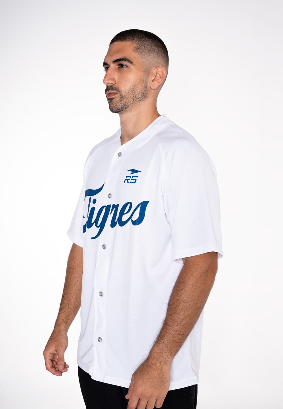CAMISA OFICIAL HOME CABALLERO TIGRES DE ARAGUA BLANCO - 3