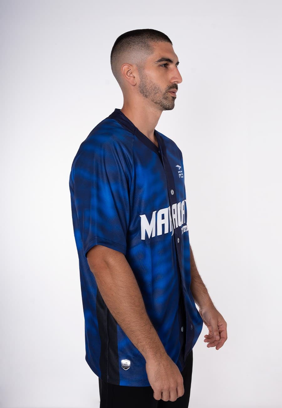 CAMISA OFICIAL CITY CONNECT CABALLERO TIGRES DE ARAGUA - AZUL CAMUFLADO - 2