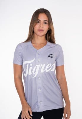 CAMISA OFICIAL VISITA DAMA TIGRES DE ARAGUA - GRIS