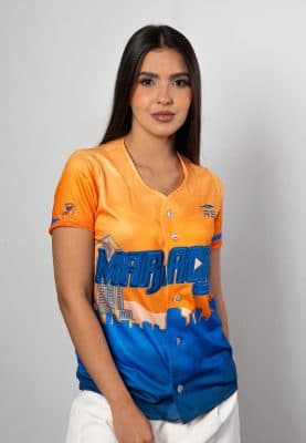 CAMISA OFICIAL CITY CONNECT DAMA TIGRES DE ARAGUA - NARANJA