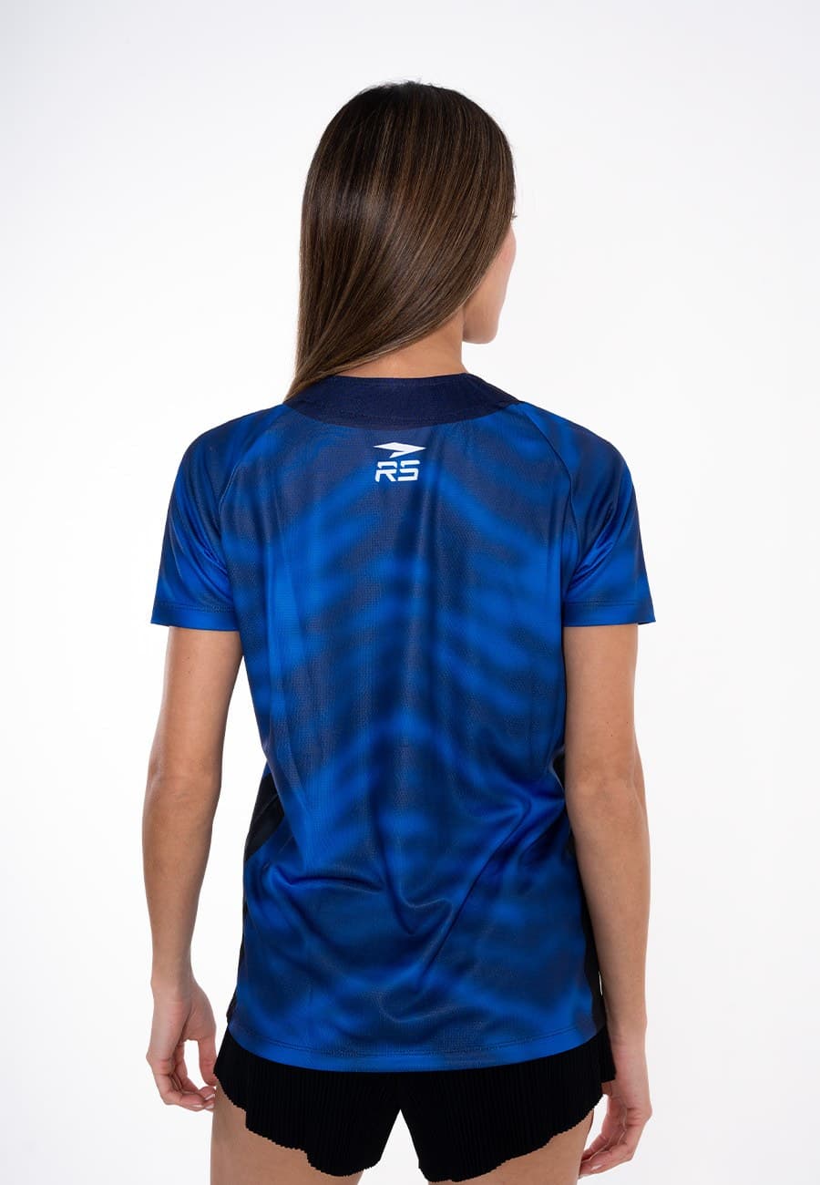 CAMISA OFICIAL CITY CONNECT DAMA TIGRES DE ARAGUA - AZUL CAMUFLADO - 4
