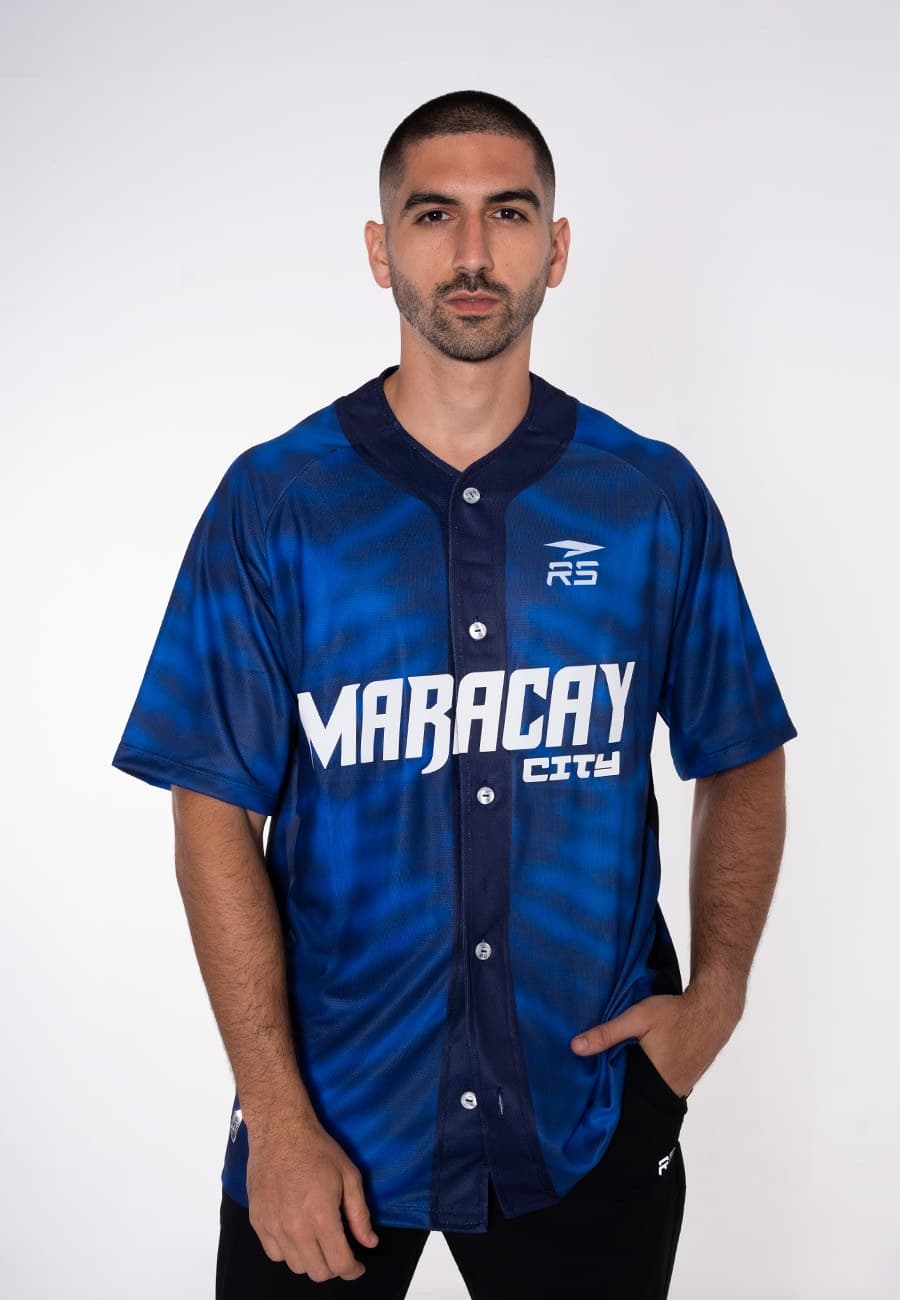 CAMISA OFICIAL CITY CONNECT JUVENIL TIGRES DE ARAGUA - AZUL CAMUFLADO - 1
