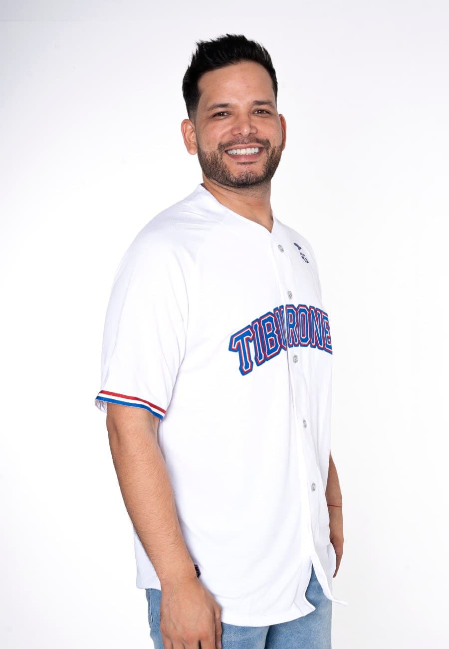 CAMISA OFICIAL HOME CABALLERO TIBURONES DE LA GUAIRA BLANCO/AZUL - 2