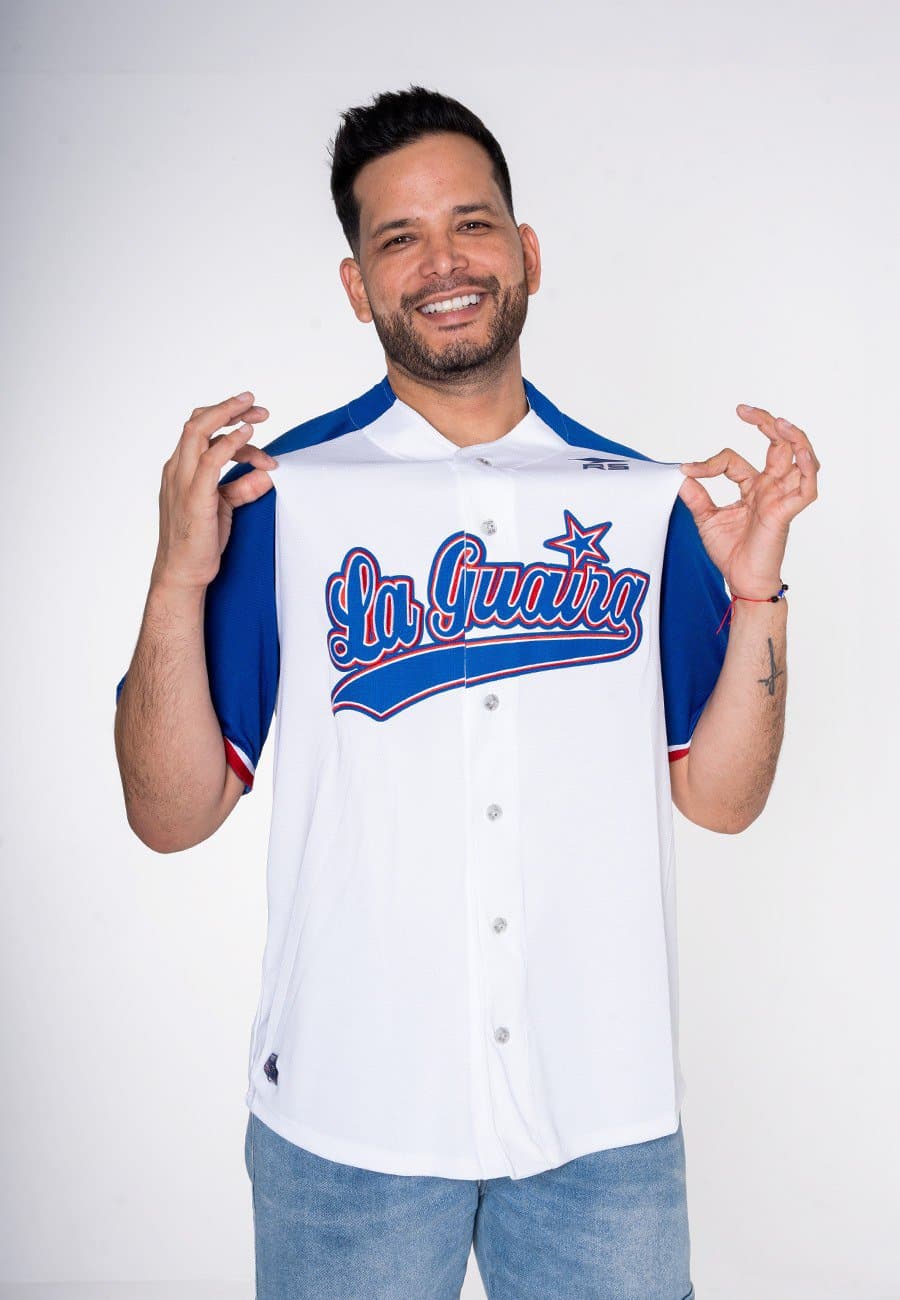 CAMISA OFICIAL  ALTERNATIVA I CABALLERO TIBURONES DE LA GUAIRA BLANCO/AZUL - 3