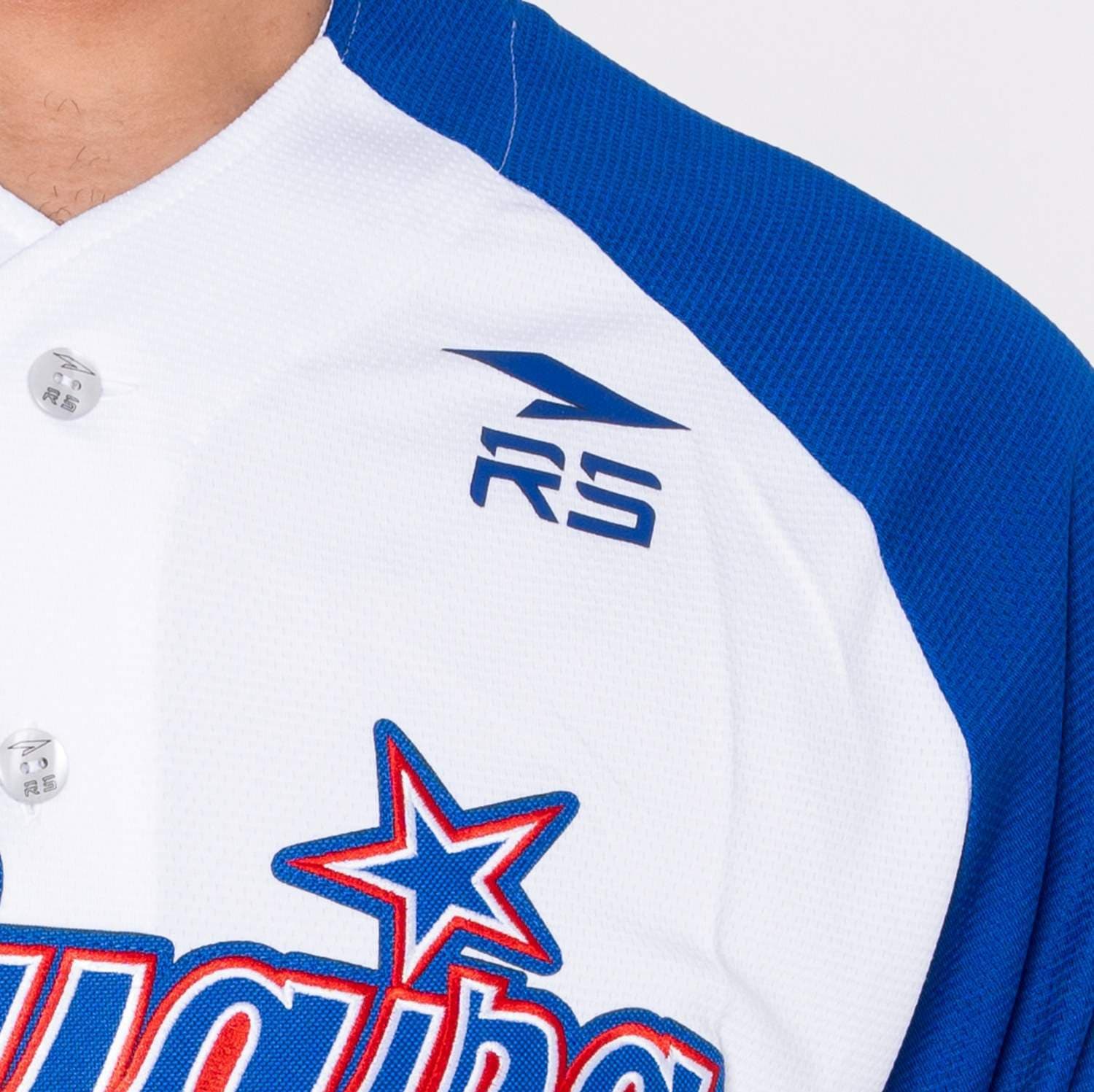 CAMISA OFICIAL  ALTERNATIVA I CABALLERO TIBURONES DE LA GUAIRA BLANCO/AZUL - 5
