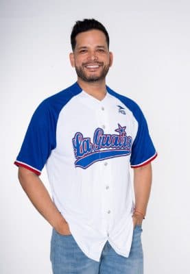 CAMISA OFICIAL  ALTERNATIVA I CABALLERO TIBURONES DE LA GUAIRA BLANCO/AZUL