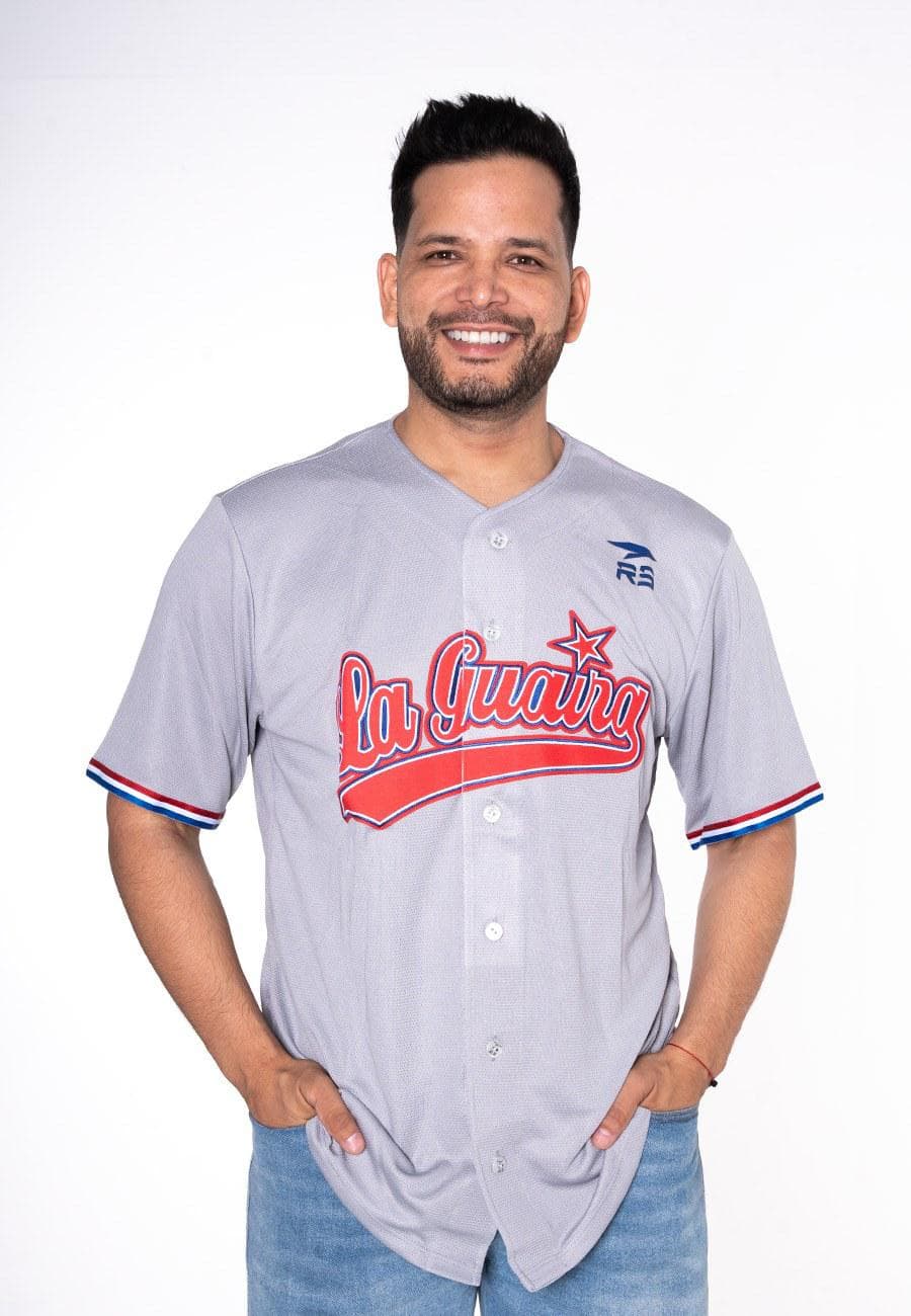CAMISA OFICIAL ALTERNATIVA II CABALLERO TIBURONES DE LA GUAIRA GRIS - 1