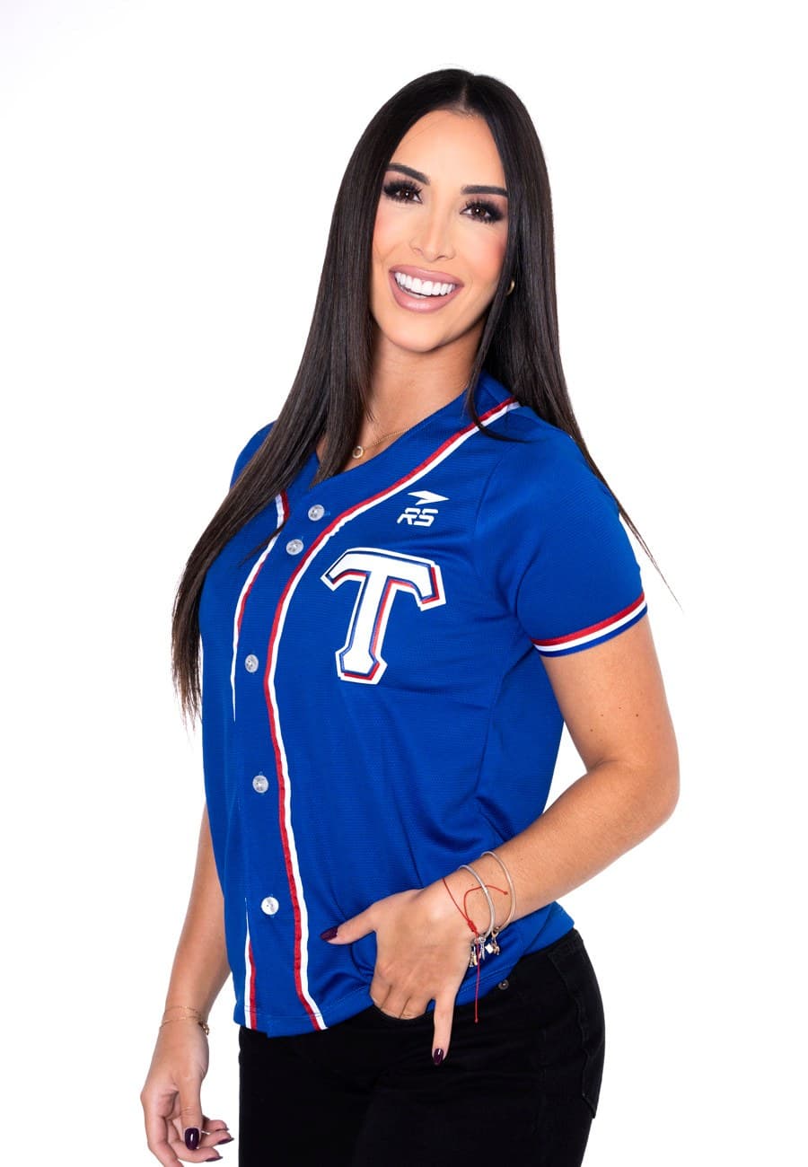 CAMISA OFICIAL VISITA DAMA TIBURONES DE LA GUAIRA AZUL - 2