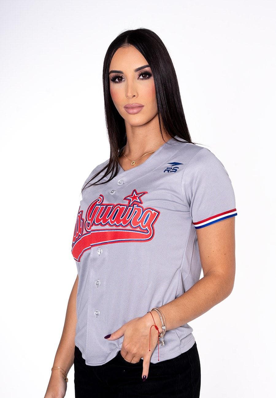 CAMISA OFICIAL ALTERNATIVA II  DAMA TIBURONES DE LA GUAIRA GRIS - 2