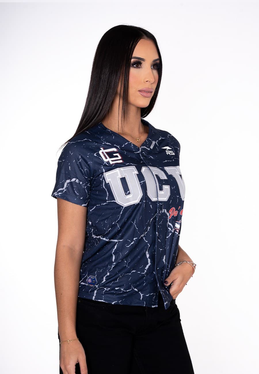 CAMISA OFICIAL CITY CONNECT DAMA TIBURONES DE LA GUAIRA AZUL MARINO - 2