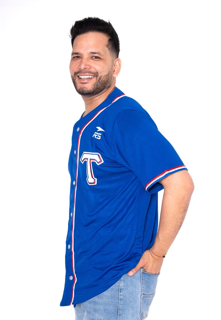 CAMISA OFICIAL VISITA JUVENIL TIBURONES DE LA GUAIRA AZUL - 2