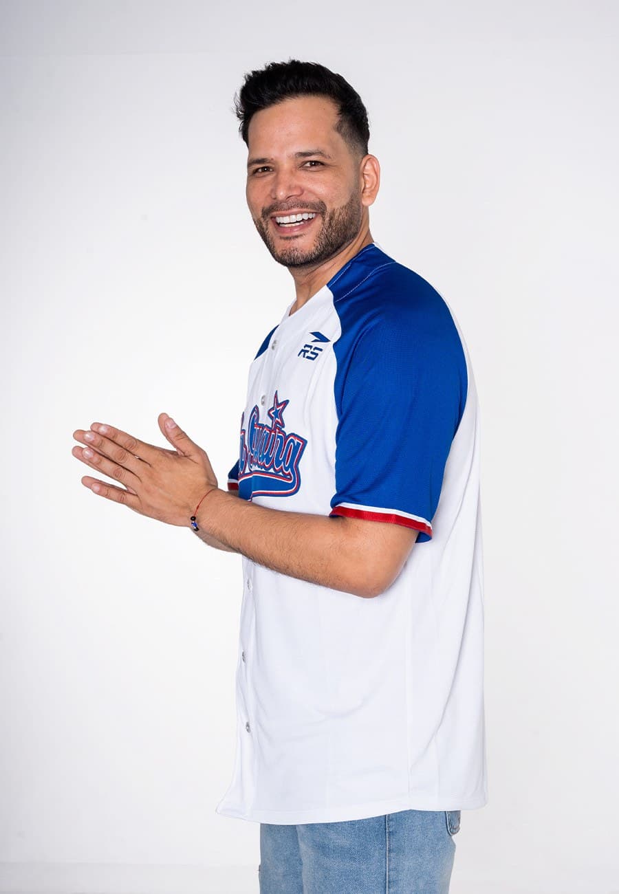 CAMISA OFICIAL  ALTERNATIVA I JUVENIL TIBURONES DE LA GUAIRA BLANCO/AZUL - 2