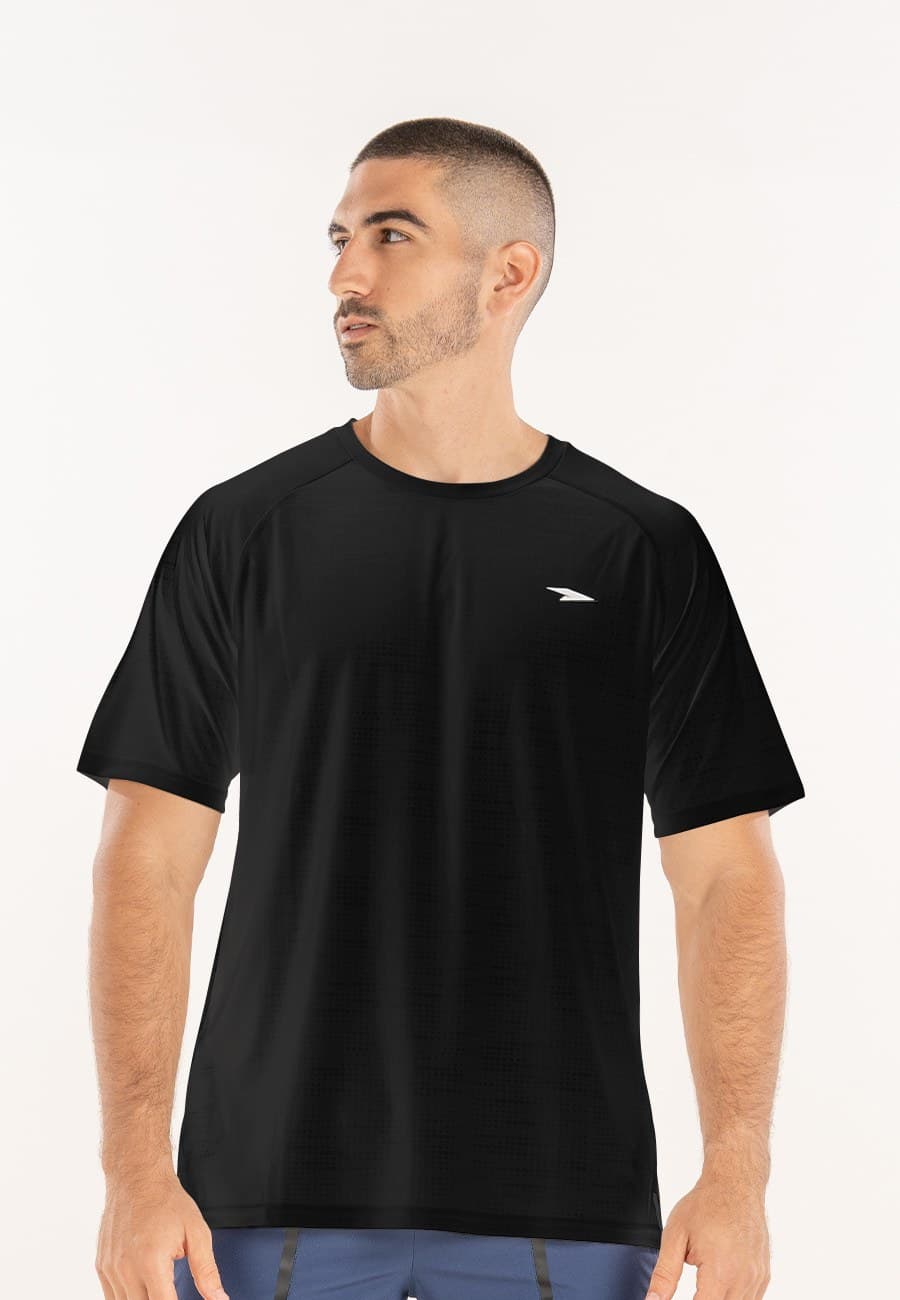 ACTION T-SHIRT MEN - BLACK - 1