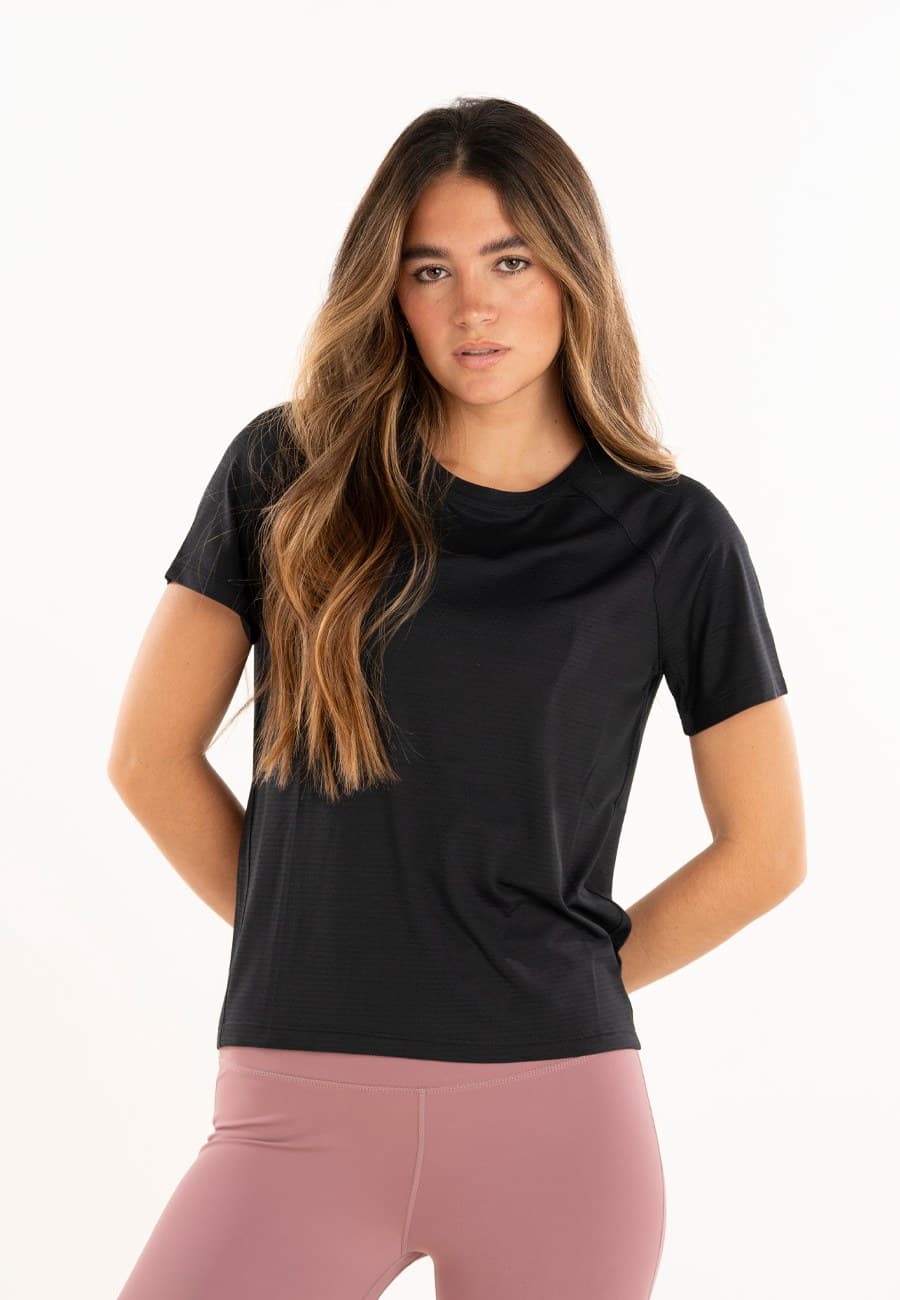 RS TRAIN TEE WOMEN - BLACK - 1