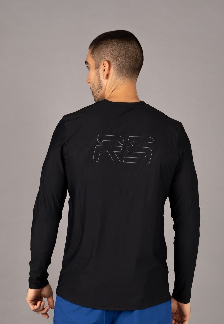 SUN MEN LONG SLEEVE SHIRT MEN - BLACK - 5