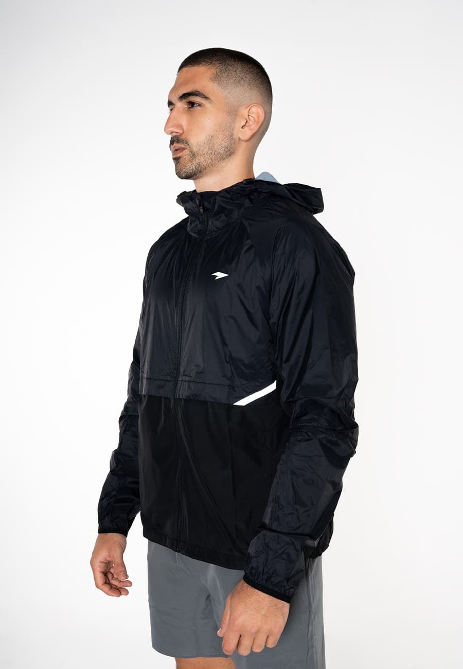 RUNNING JACKET MEN - BLACK - 3