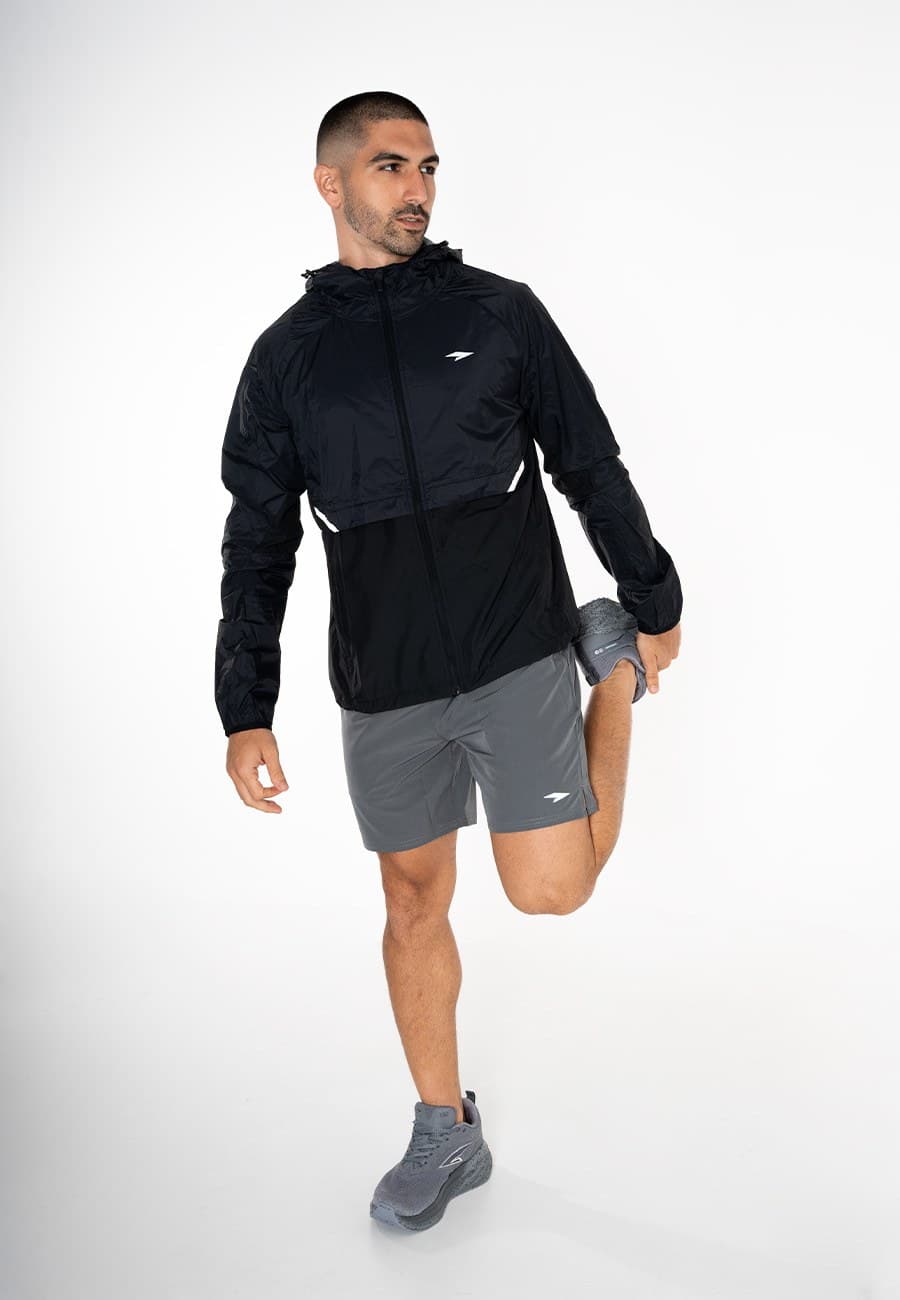 RUNNING JACKET MEN - BLACK - 7