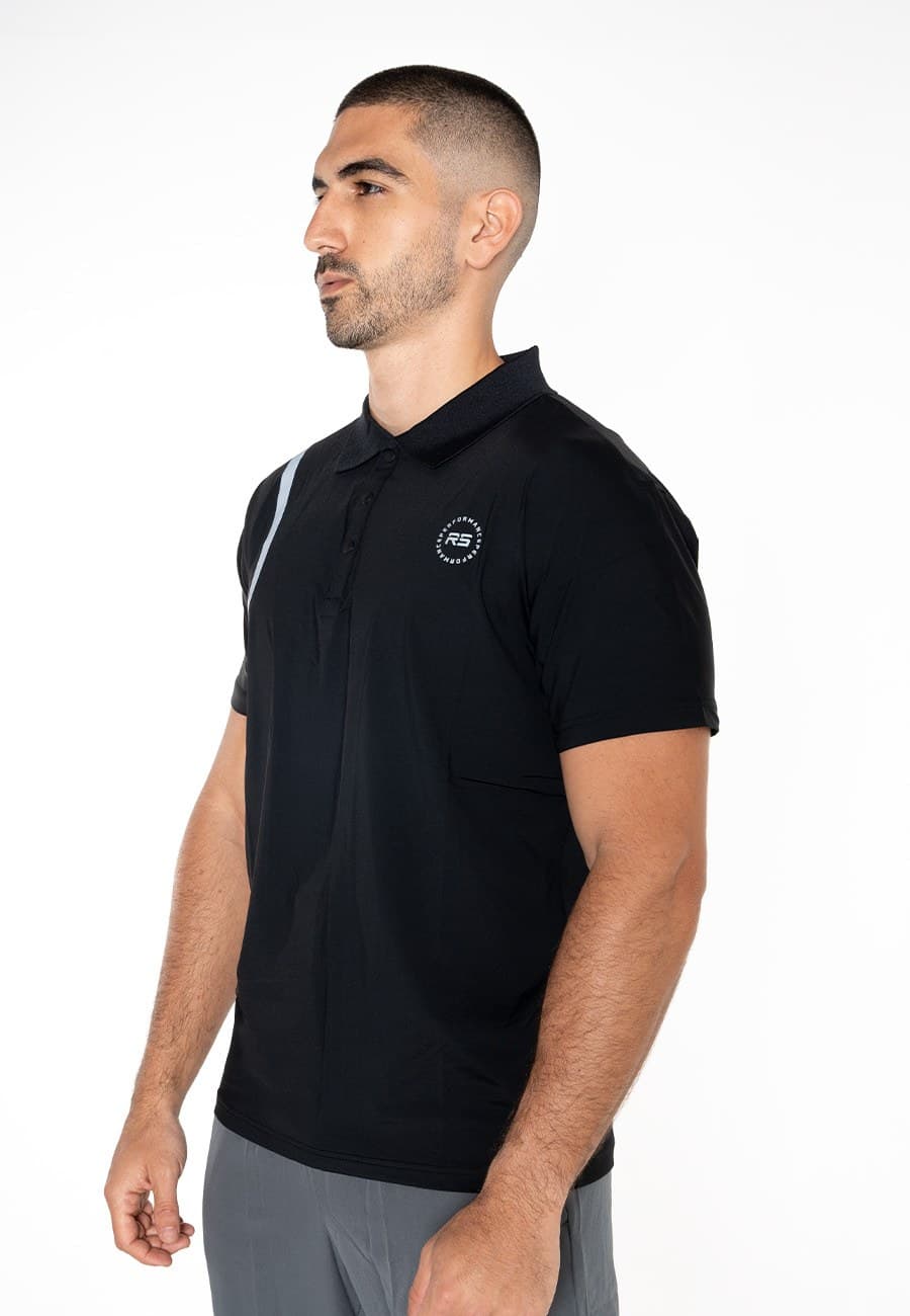 OCEAN POLO MEN - BLACK - 3
