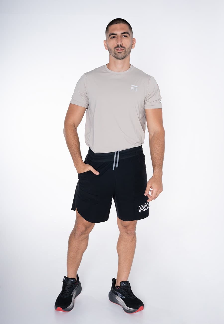 QUANTUM SHORT MEN - BLACK - 7