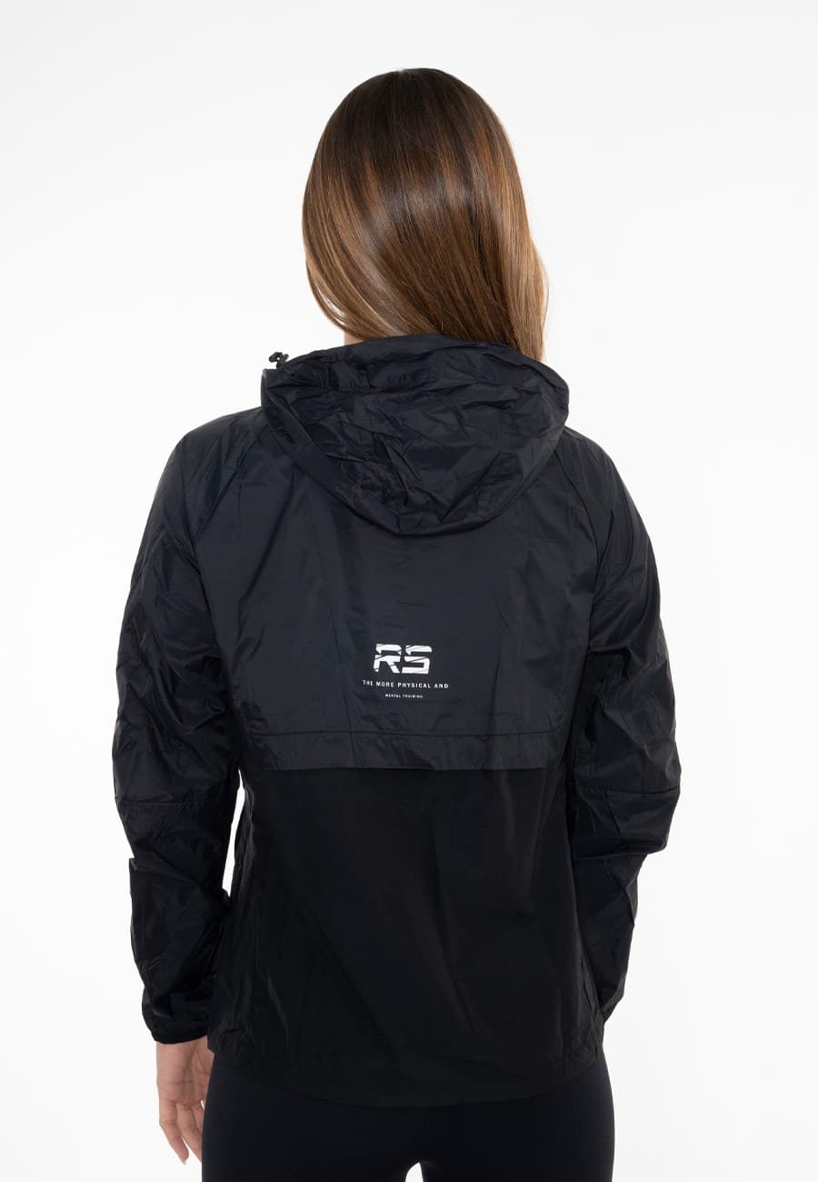 RUNNING JACKET WOMEN - BLACK - 4