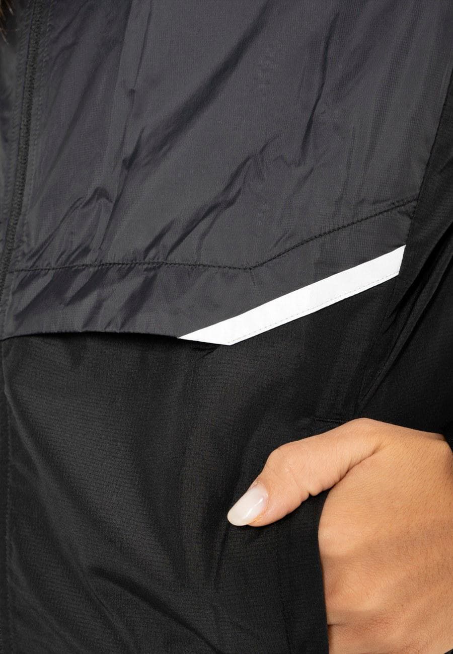 RUNNING JACKET WOMEN - BLACK - 6
