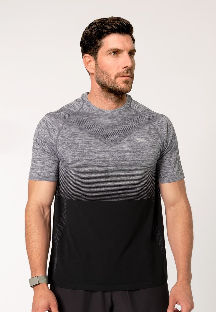 GRADIENT SHIRT MEN - BLACK - 1