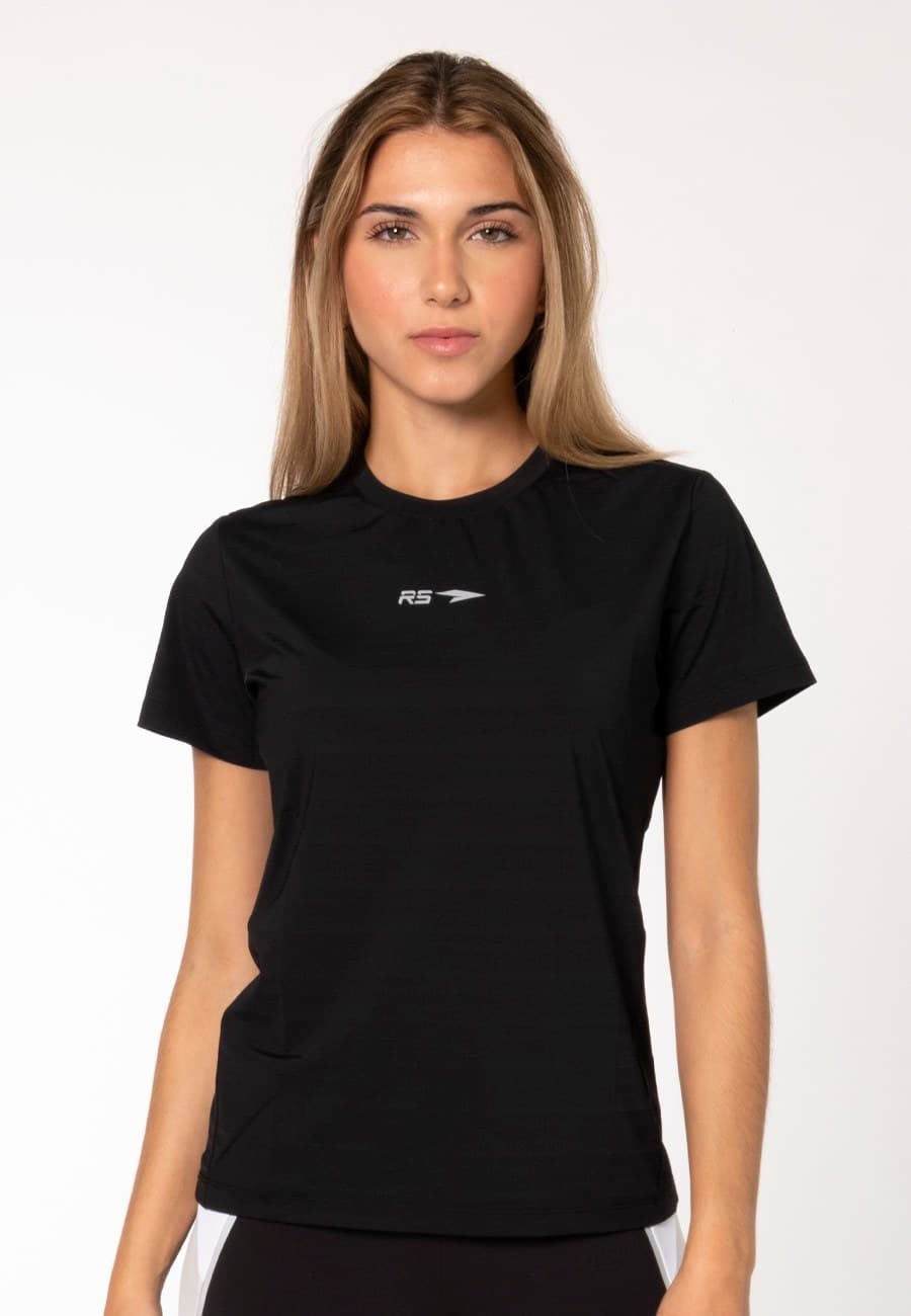 SIAMO WOMEN SHORT SLEEVE - BLACK - 1