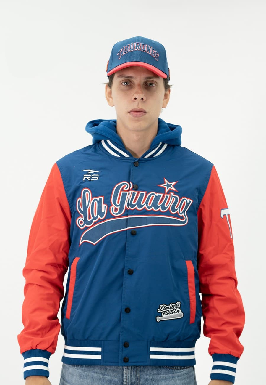 BOMBER JACKET MEN TIBURONES 24-25 - BLUE/RED - 1