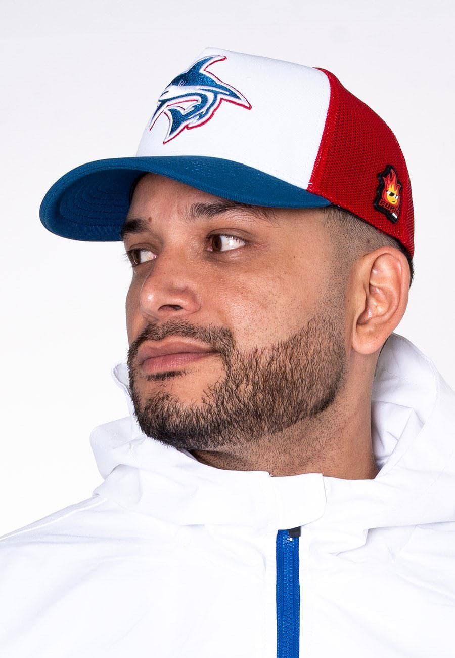 SHARK ALTERNATIVE CAP 24-25 - BLUE/RED - 3