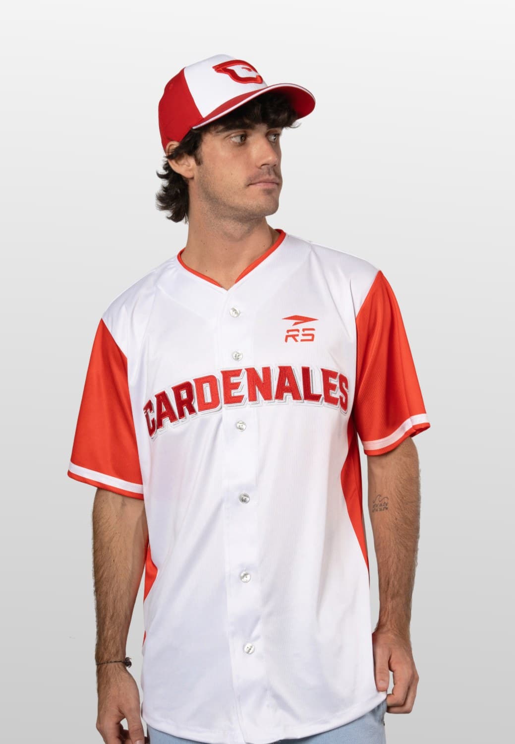 C.O. CARDENALES DE LARA HOME CABALLERO - BLANCO/ROJO