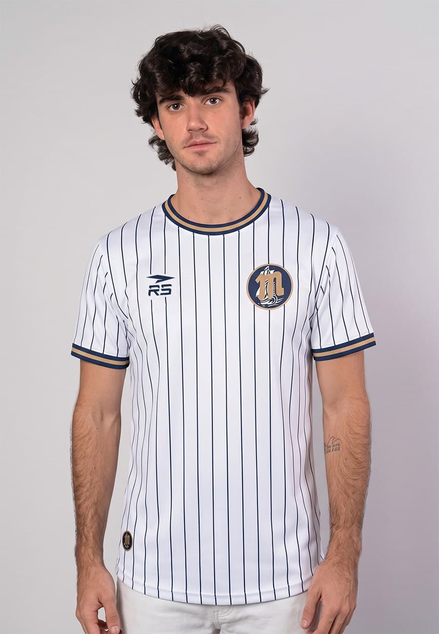 FRANELA BASICA HOME UNISEX NAVEGANTES DEL MAGALLANES - BLANCO/AZUL