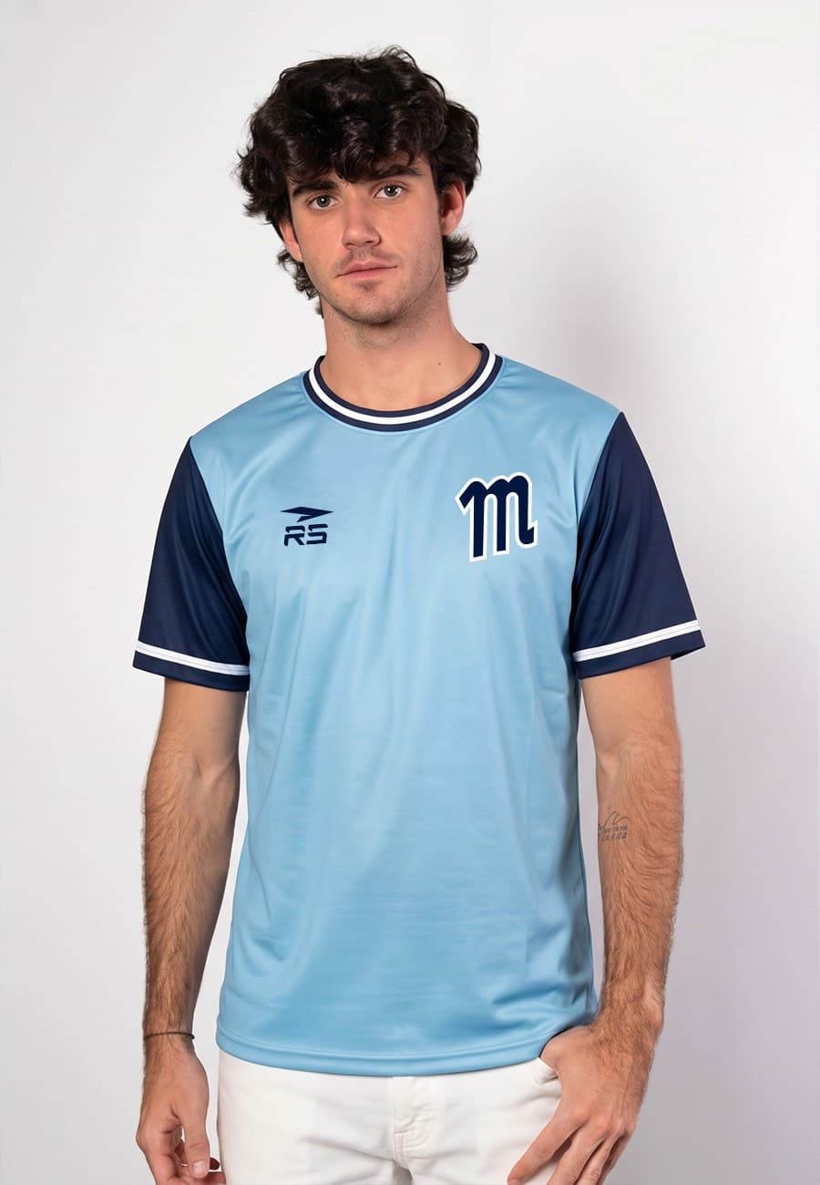 FRANELA BASICA ALTERNATIVO UNISEX NAVEGANTES DEL MAGALLANES - CELESTE