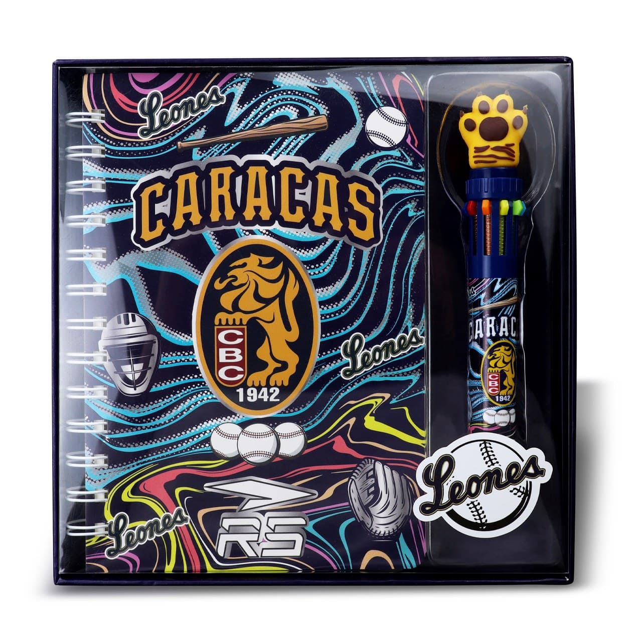 NOTE BOOK LEONES - MULTICOLOR