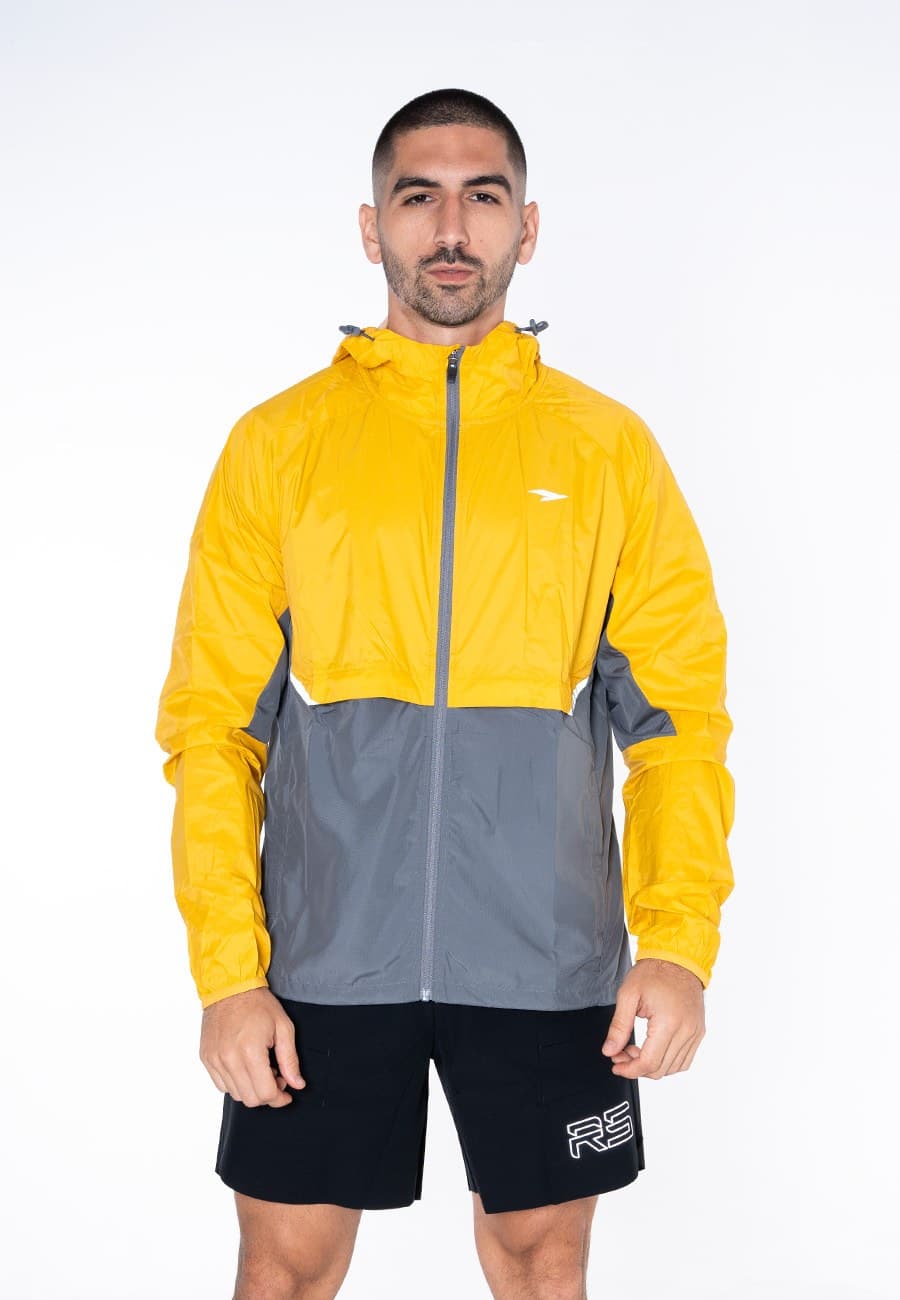 RUNNING JACKET MEN - YELLOW