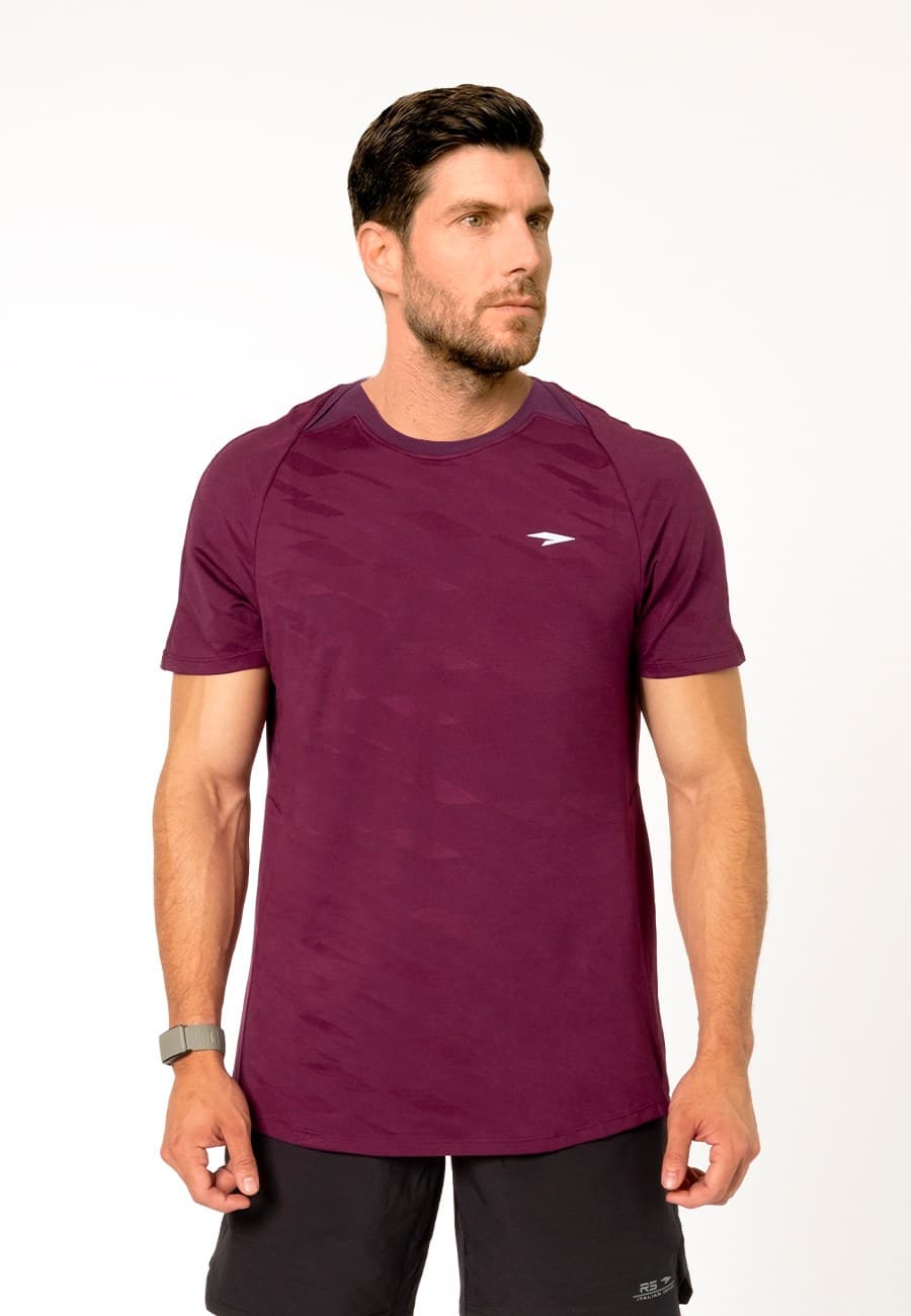 JACKARD SHIRT MEN - WINE